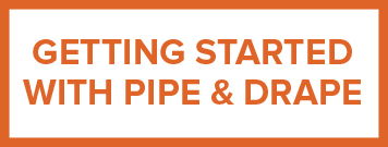 how to start with pipe and drape
