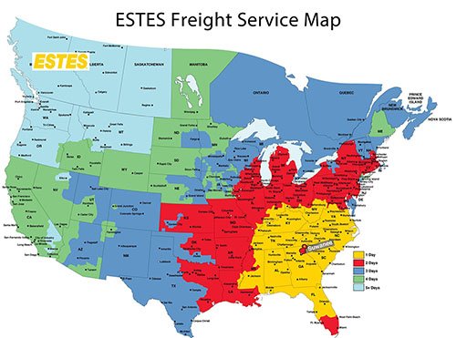 ESTES Service Map