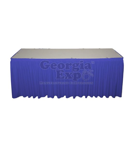 expo blue poly premier skirting