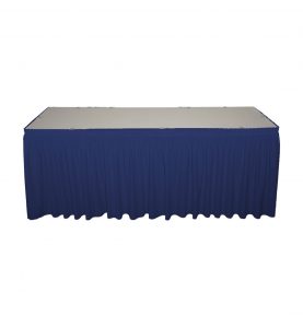 navy blue poly premier skirting