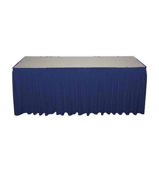 navy blue poly premier skirting