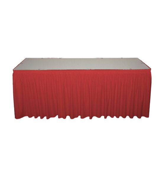 red poly premier skirting