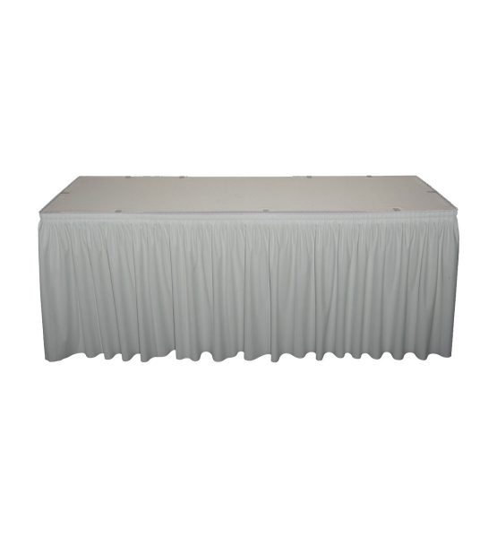 silver poly premier skirting