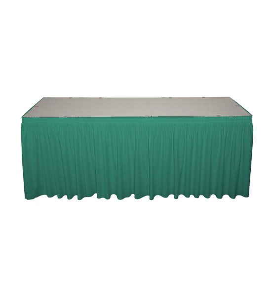 teal poly premier skirting