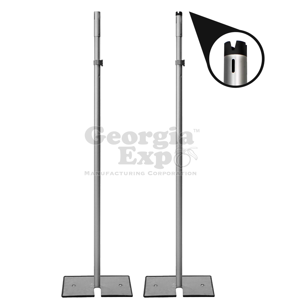 1 5 telescoping upright slip fit system telescoping lcb georgia