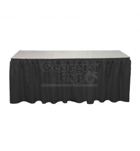 black Banjo table skirting