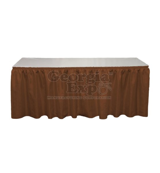 brown Banjo table skirting