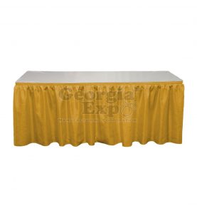 gold Banjo table skirting