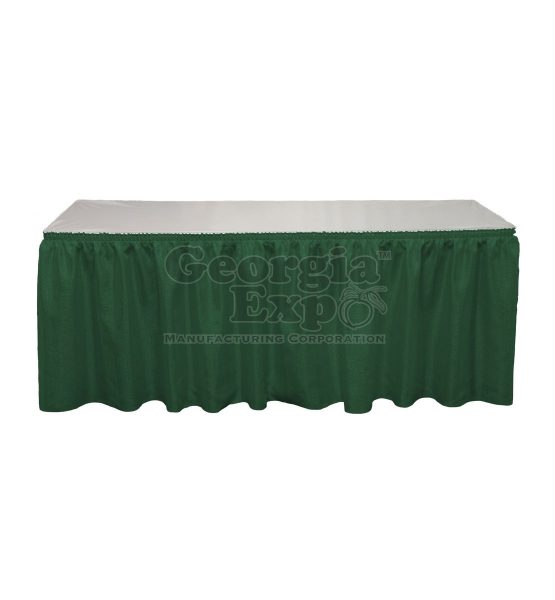 hunter green Banjo table skirting