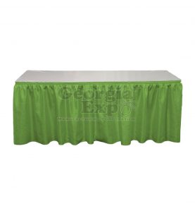 kelly green Banjo table skirting