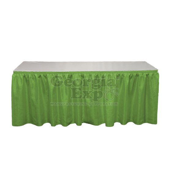 kelly green Banjo table skirting