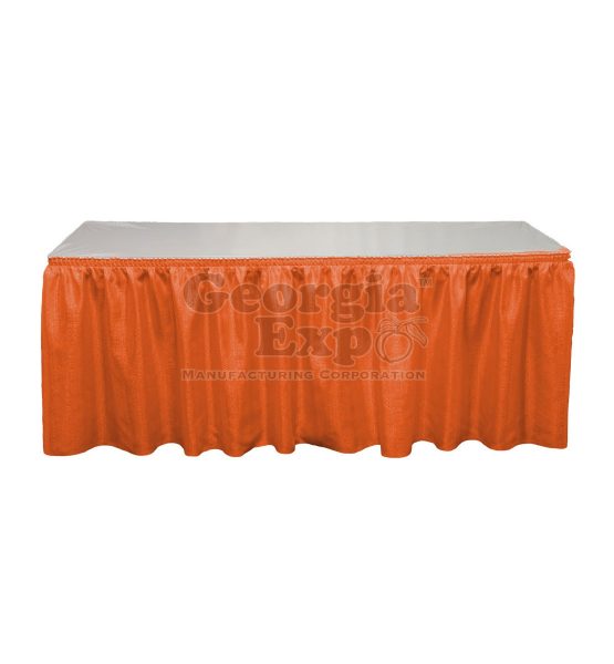 orange Banjo table skirting