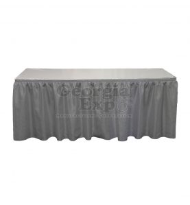 silver Banjo table skirting