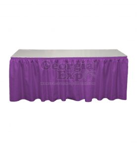 violet Banjo table skirting