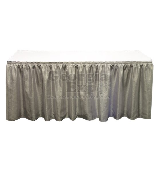 champagne Banjo table skirting