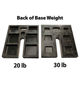 Alternative view of Rubber Base Weight
