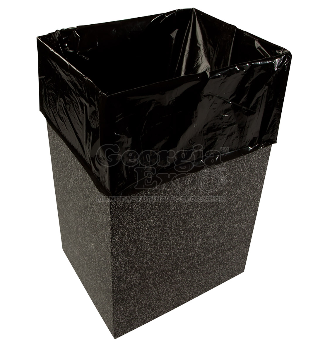 Box Grey Basket Trash waste container