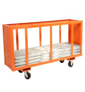 easel cart orange
