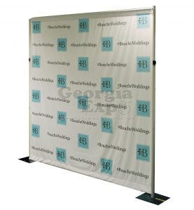 wedding company backdrop