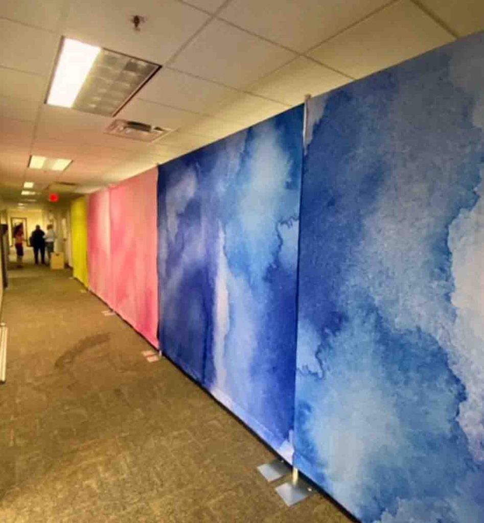 Custom Fabric Backdrop (Any Size)Custom Printed Fabric, Party Rental