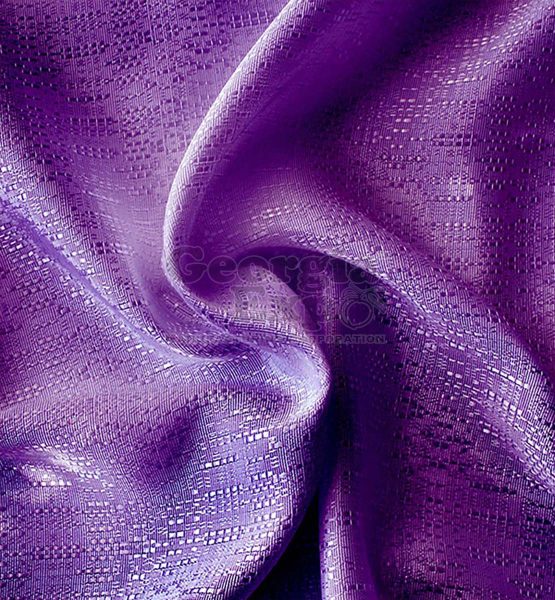 Violet banjo drape