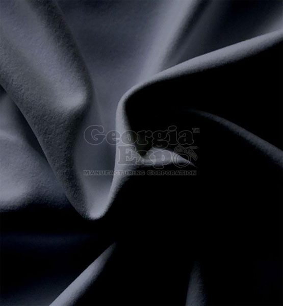 performance velour drape black