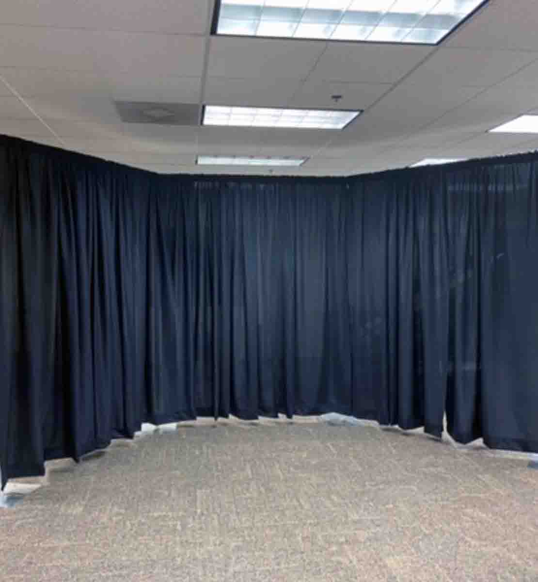 ADJUSTABLE QUICK BACKDROP KIT 8 FT TALL x 20 FT 50 FT WIDE PIPE WITHOUT DRAPE