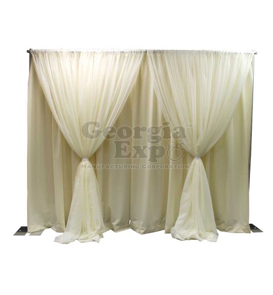 7 in 1 designer kit for wedding backdrop white sheer