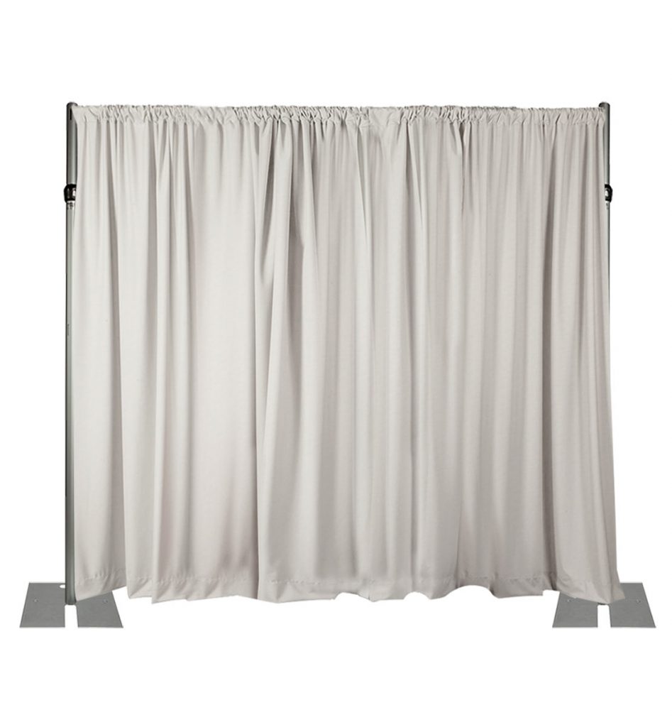 10 Ft Wide Premier Drape Panel High x 5 Ft - Black For Pipe and Drape Displays and Backdrops 