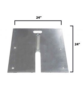Alternative view of Slip-Fit Base 24" x 24"
