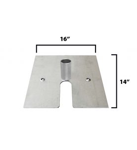 Alternative view of Slip-Fit Base 14" x 16"