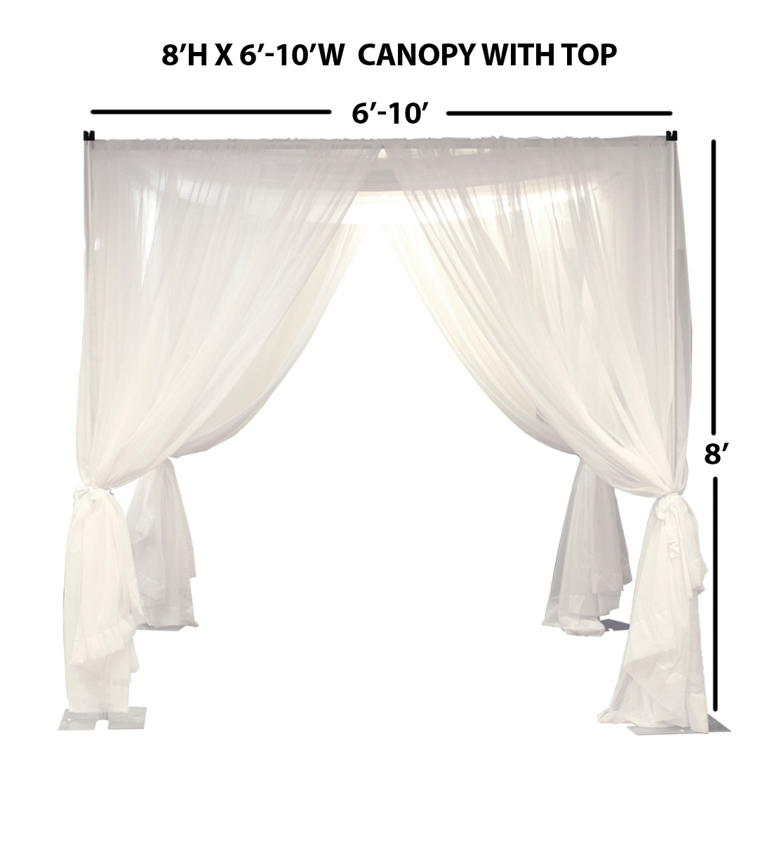 Wedding Canopy Chuppah Party Rental Pipe And Drape Wedding Kits