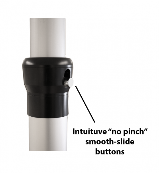 2″ Telescoping Two-Piece Slip-Collar Upright - Image 3