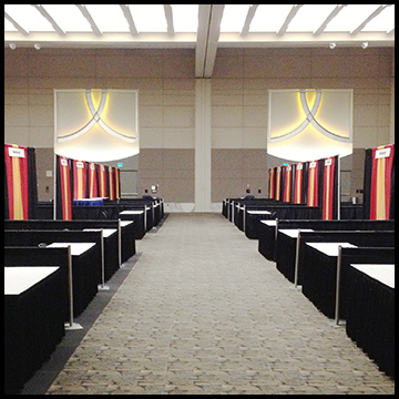 trade show pipe and drape