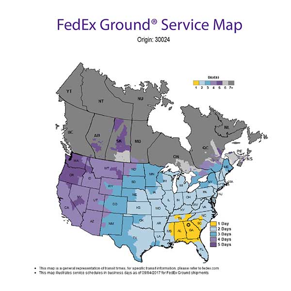 FedEx Ground Shipping to US and Canada from Georgia Expo