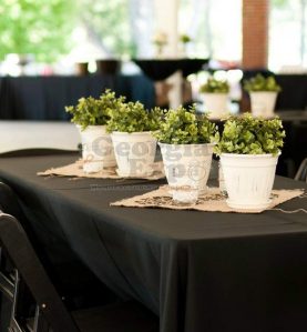 table cloth in use
