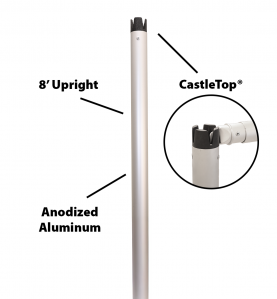 1.5" Fixed Height Uprights