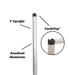 1.5" Fixed Height Uprights