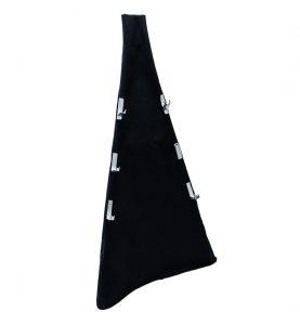 easel stand cover black