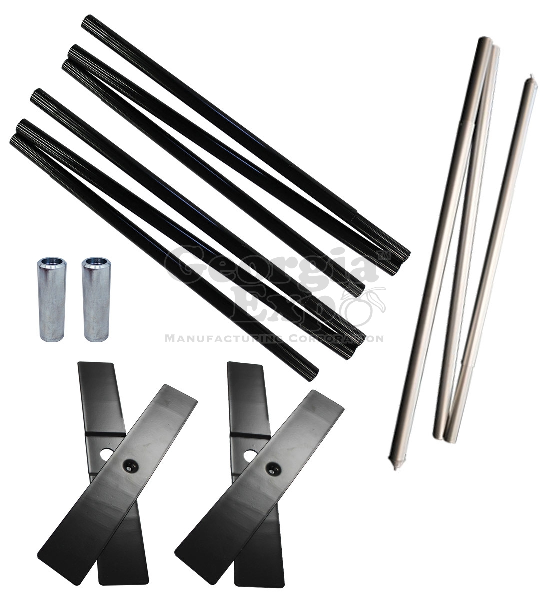 Portable Pipe And Drape Backdrop Kit Deluxe Non Adjustable Fixed