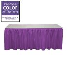 banjo table skirting violet