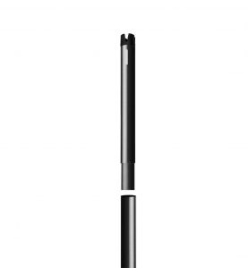 black collapsible break apart upright with castletop
