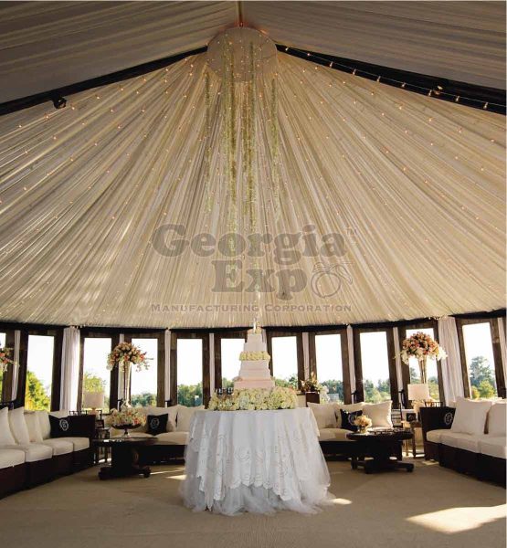 Ceiling Drape In Use