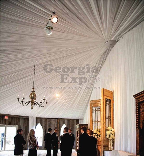 Ceiling Drape In Use