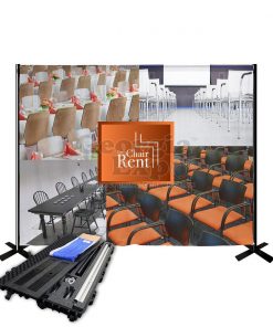Portable Pipe And Drape Backdrop Kit Deluxe Non Adjustable Fixed