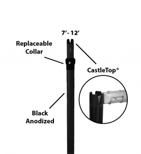 2″ Telescoping Two-Piece Slip-Collar Upright