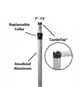 2″ Telescoping Two-Piece Slip-Collar Upright