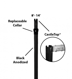 2″ Telescoping Two-Piece Slip-Collar Upright