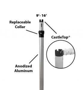 2″ Telescoping Two-Piece Slip-Collar Upright