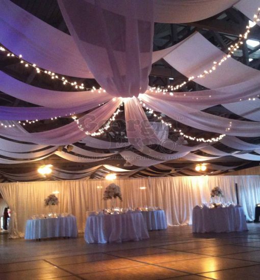 Ceiling Drape Kit 6 Panel 40ft Covers Up To 80ft Sheer